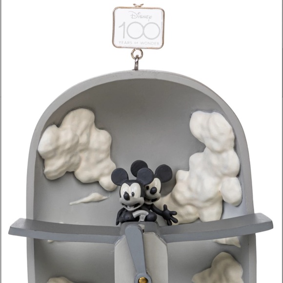 Disney Mickey & Minnie Disney 100 Eras Sketchbook Hanging Ornament, Plane Crazy - Picture 5 of 16
